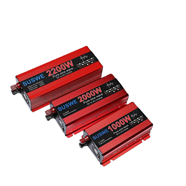 12v24v48v60v72v to 220v110 Pure Sine Wave Inverter Solar Battery Car High Power
