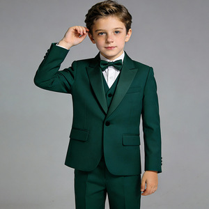 Conjunto <span class=keywords><strong>de</strong></span> traje <span class=keywords><strong>de</strong></span> esmoquin <span class=keywords><strong>para</strong></span> niños, traje formal con solapa <span class=keywords><strong>de</strong></span> satén <span class=keywords><strong>para</strong></span> fiesta <span class=keywords><strong>de</strong></span> boda, traje <span class=keywords><strong>para</strong></span> niños, chaqueta y pantalones, conjunto <span class=keywords><strong>de</strong></span> 2 piezas - Product Image 2