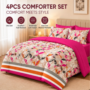 Prix de gros, 4 ensembles de couettes taille king, prêts à être expédiés, literie de luxe, couette pour l'hiver, ensemble de couette - Product Image 2