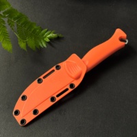 Couteau de poche tactique à lame fixe pour le camping en plein air, avec poignée antidérapante et étui, personnalisable
