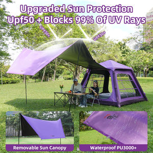 Material impermeable al aire libre 6,76 ㎡ tienda de campaña inflable de un toque para acampar - Product Image 2