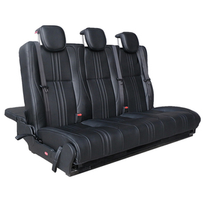 Asiento Cama de Lujo Personalizado Plegable en 3 Secciones Deslizante hacia Adelante de Cuero para Autocaravana RV MPV <span class=keywords><strong>SUV</strong></span> y Furgoneta - Product Image 1
