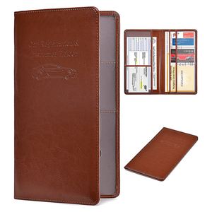 <span class=keywords><strong>Porte</strong></span>-documents de <span class=keywords><strong>voiture</strong></span> et documents, support d'enregistrement de sécurité automobile de haute qualité, <span class=keywords><strong>porte</strong></span>-monnaie en cuir et à usages multiples, OEM, nouvelle collection - Product Image 1