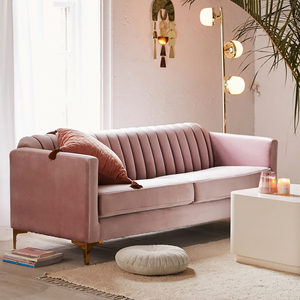 Muebles del hogar antiguo urbano Outfitters Marcella sofá de terciopelo - Product Image 5