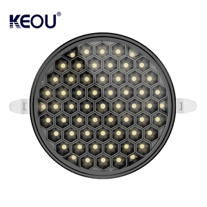 KEOU New Quảng Trường Dimmable Dẫn Ánh Sáng Chống Galre Vòng Điều Chỉnh <span class=keywords><strong>Led</strong></span> Bảng Điều Chỉnh Ánh Sáng 18 Wát Với Nhiều Màu Sắc Nhà Ở - Product Image 3