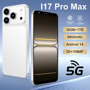 Nuevo <span class=keywords><strong>Lanzamiento</strong></span> 2025: Teléfono Inteligente I17 <span class=keywords><strong>Pro</strong></span> <span class=keywords><strong>Max</strong></span> 5G, Original, Doble SIM, Procesador MTK, Pantalla HD para Juegos, Versión Global - Product Image 4