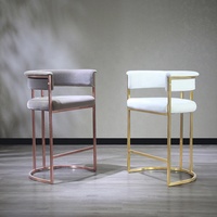 Chaise de bar, tabouret haut, chaise de loisirs pour comptoir de réception, chaise de café et de bar – Nouveau modèle en gros direct usine