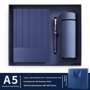 Cuadernos de Cuero PU A5 de Lujo para Oficina, Negocios y Empresas, Juego de Regalo de Papelería con Caja, Logotipo Personalizado e Impresión UV - Product Image 2