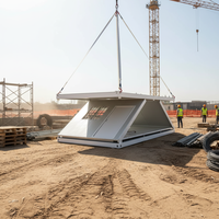 Maison conteneur pliable à déploiement rapide, isolée, bureau et boutique portables en kit |   Mobil-home facile à assembler et prêt à vivre