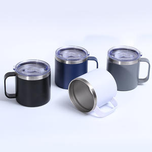 Beeman doppia parete 304 in acciaio inox Camper campeggio Tumbler <span class=keywords><strong>da</strong></span> <span class=keywords><strong>viaggio</strong></span> tazza <span class=keywords><strong>da</strong></span> caffè <span class=keywords><strong>Thermos</strong></span> con coperchio della maniglia - Product Image 4