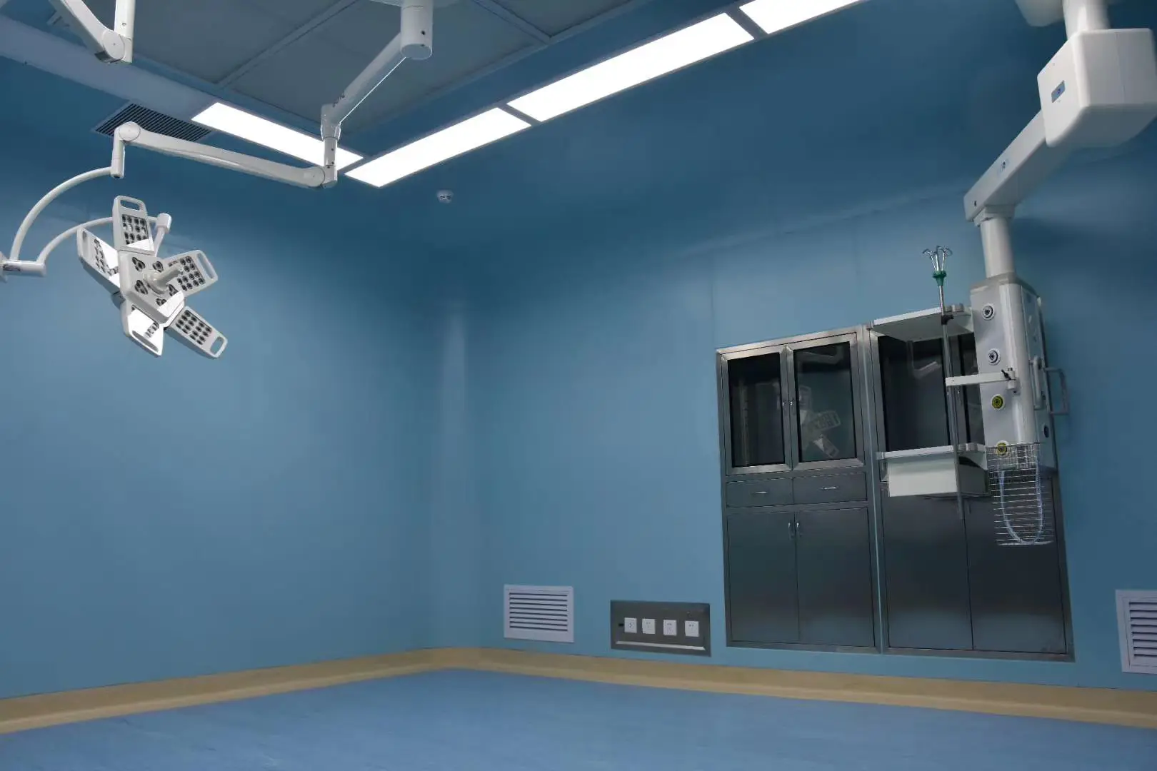 Ameliyathane tavan ile operasyon tiyatro için modüler OT paravan hastane temiz oda