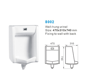 Factory Price Cheap Sensor Waterless Hung <strong>Urinal</strong> Public Toilet Wholesale on the Wall Popular for Male - Product Image 4