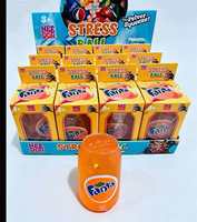 Needoh Squishy Magma, joli cube anti-stress, Sprite, Fanta, Pepsi