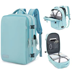 Sac à dos de voyage en nylon tendance avec système de compression sous vide, sac à bagages extensible, <span class=keywords><strong>port</strong></span> de charge USB pour les vacances et les voyages d'affaires - Product Image 6