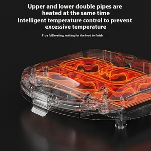 热卖紧凑型家用电动华夫饼三明治机自动不粘三角板方便家用车库使用 - Product Image 6