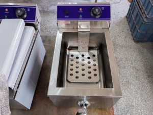 Équipement de cuisine GRT-<span class=keywords><strong>E10L</strong></span> friteuse électrique commerciale de 10 litres avec robinet d'huile - Product Image 5