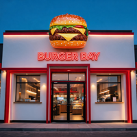 Statue de Hamburger Géante Personnalisée pour Boulangerie, Sculpture d'Entrée de Marché, Affichage Commercial en Fibre de Verre Renforcée pour Plaça