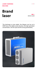 Máquina de Marcado Láser de Fibra Raycus de 20w 30w, Mini Impresora Marcadora Rotativa - Product Image 5