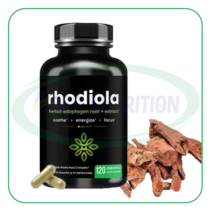 OEM Natural 500mg Rhodiola Rosea Extracto Cápsula Suplemento Rhodiola Rosea Cápsulas - Product Image 1