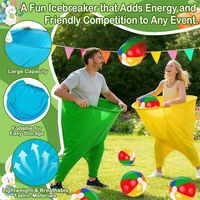 Jeu de lancer de ballons élastiques 'Granny Pants' avec balles en plastique, jeu de plein air pour fêtes de jardin et carnavals, pour enfants et adultes