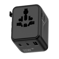 Adaptador de Viaje Universal Worldplug de 15W con Enchufe Internacional y 2C1A