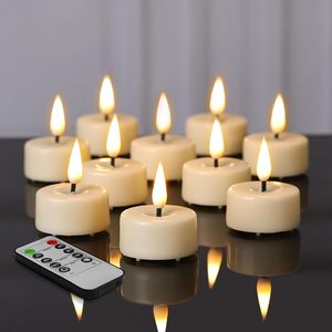 Paraffin Wax Eco-Friendly Flameless Battery-Operated Handmade LED Tealight Candle - Product Image 1