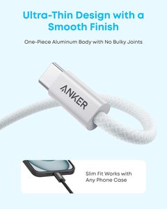 Anker Zolo <span class=keywords><strong>USB</strong></span> <span class=keywords><strong>A</strong></span> để <span class=keywords><strong>USB</strong></span> C cáp 3.3ft <span class=keywords><strong>b</strong></span>ền và <span class=keywords><strong>b</strong></span>ện Loại C Cáp, cao cấp nhìn với Slim Carplay kết nối cho iPhone - Product Image 3