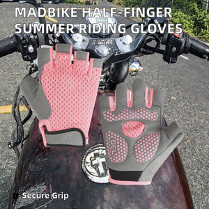 Guantes de Ciclismo Transpirables de Medio Dedo, Antideslizantes, con Pantalla Táctil, para Deportes al Aire Libre, Precio al por Mayor, Diseño Personalizado OEM - Product Image 2