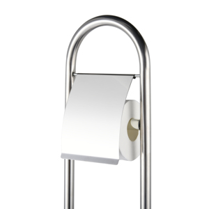 Porte-papier hygiénique autoportant en acier inoxydable avec support Zone de réserve <span class=keywords><strong>a</strong></span> suffisamment d'espace pour le rouleau BTH030 - Product Image 2