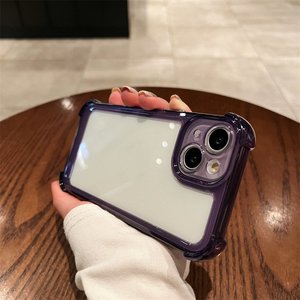 卸売iPhone 15 14 13 12 11 Pro Max Clear TPUアクリル4コーナー耐衝撃性携帯電話ケースiPhone 16 7 8プラス - Product Image 4