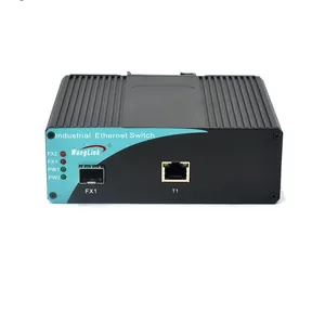 Wanglink công nghiệp cấp 1 10/100Mbps SC cổng với 1 RJ45 cổng công nghiệp sợi phương tiện truyền thông chuyển đổi