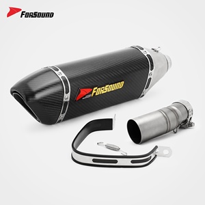 Système d'échappement de moto Forsound à <span class=keywords><strong>prix</strong></span> de gros, performance racing, kit complet à enfiler pour Kawasaki Ninja 400 <span class=keywords><strong>Z400</strong></span> - Product Image 2