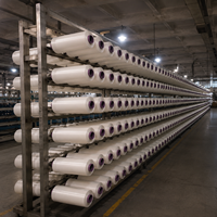 Filament texturé en nylon DTY 100% brillant de qualité AA 20D/7F blanc brut pour tissage, tricotage, tissu doux et élastique