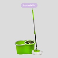 Seau de nettoyage Haoshen à huit caractères de troisième génération, serpillière rotative à pression manuelle pour nettoyage des sols domestiques sans effort