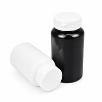 Vente en gros de flacons cylindriques en PET de 150 ml avec bouchon à clapet, contenants de qualité alimentaire pour pilules, vitamines, capsules, comprimés, compléments alimentaires, médicaments