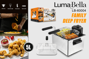 Venta caliente Sartén profunda Freidora eléctrica para el hogar Freidora comercial Papas fritas Soporte Sartén Temperatura constante Lb- - Product Image 2