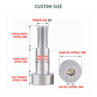 Vis métrique à tête hexagonale en acier inoxydable de haute qualité M4-M10 DIN 923 DIN 6921, boulon à tête plate en acier inoxydable, vis personnalisée