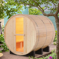 Ruang Sauna Hammam Elektrik Modern Kelas Atas Berbahan Kayu Cedar Kanada dengan Panel Kontrol Komputer dan Ukuran yang Dapat Disesuaikan