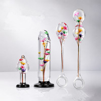 Produit pour adultes en résine de luxe fait main avec fleurs réelles préservées, ensemble artistique de dildo et plug anal pour femmes, cadeau esthétique bien-être