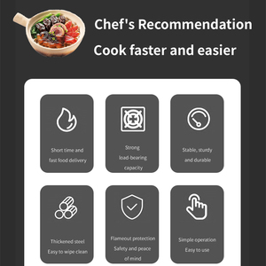 Qian-mai commerciale resistente in acciaio inox corpo fornello a <span class=keywords><strong>Gas</strong></span> 4 fuochi modello JUS-TR-4 piano cottura a <span class=keywords><strong>Gas</strong></span> - Product Image 5