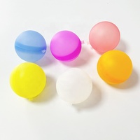Décoration de fête Boules d'eau réutilisables Ballons de bombe à eau en silicone Remplissage rapide réutilisable pour les jeux de plein air d'été