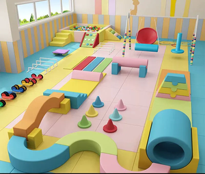 Equipo de entrenamiento interior para niños Bolsa suave con juguete de escalada de <span class=keywords><strong>dragón</strong></span> y deslizamiento para uso escolar - Product Image 4