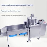 Hervidor automático comercial Máquina para hacer palomitas de maíz Caramelo industrial Equipo para hacer palomitas de maíz Maquinaria de procesamiento de alimentos