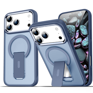 Para iPhone 17 Pro Max Kickstand Soporte plegable Estuche magnético para iPhone 16 15 14 <span class=keywords><strong>Plus</strong></span> Pro - Product Image 3