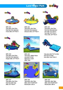 Parque acuático inflable comercial Parques infantiles Atracciones acuáticas móviles para centros turísticos y lugares públicos - Product Image 5