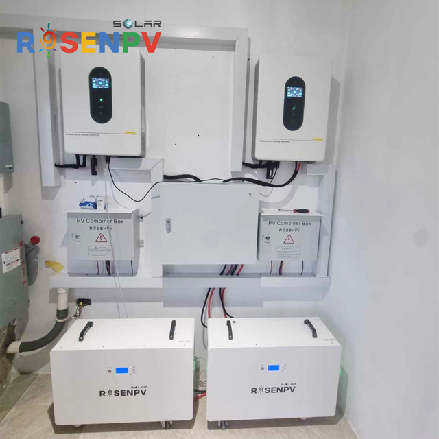 20KW Hybrid Solar Panel System Solar Generator 20kWh Lithium Battery Power Supply Full Package