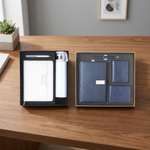 Coffret Cadeau d'Entreprise Personnalisable en Cuir PU Liviya, Meilleure Vente, avec Carnet à Impression Numérique Couleur Personnalisée - Product Image 5