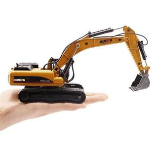 รถขุดจำลองแบบหล่อขึ้นรูปโลหะผสมเต็มรูปแบบ รุ่น SJY-1710-2 สเกล 1:50 ของเล่นเด็ก รถก่อสร้าง รถขุดแบบจำลอง - Product Image 1