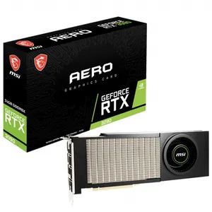 MSI GEFORCE RTX 3090 Aero 24g Card đồ họa card Nvidia với gddr6x Bộ nhớ lên đến 1695 MHz / 19.5 Gbps 3090 GPU