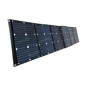 批发120W便携式单晶可折叠太阳能电池板